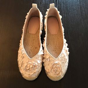 Avec les filles Gisella floral espadrilles flats